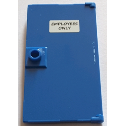 Door 1 x 4 x 6 with Stud Handle with 'EMPLOYEES ONLY' Pattern (Sticker) - Set 71016 Door 1 x 4 x 6 with Stud Handle with 'EMPLOYEES ONLY' Pattern (Sticker) - Set 71016
