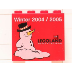 Brick 2 x 4 x 3 with Legoland Deutschland Winter 2004/2005 Pattern Brick 2 x 4 x 3 with Legoland Deutschland Winter 2004/2005 Pattern