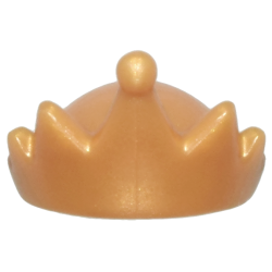 Minifigure, Headgear Tiara / Crown with 5 Points