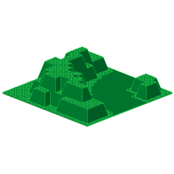 Baseplate, Raised 32 x 32 Canyon Baseplate, Raised 32 x 32 Canyon