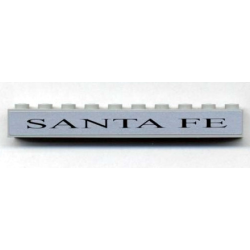 Brick 1 x 10 with 'SANTA FE' Pattern (Sticker) - Sets 10022 / 10025 Brick 1 x 10 with 'SANTA FE' Pattern (Sticker) - Sets 10022 / 10025