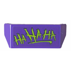 Vehicle, Spoiler with Bar Handle with Lime 'HA HA HA' Pattern (Sticker) - Set 76159 Vehicle, Spoiler with Bar Handle with Lime 'HA HA HA' Pattern (Sticker) - Set 76159