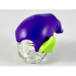 Minifigure, Headgear Hat, Elf Drooping with Molded Lime Pointed Ears Pattern Minifigure, Headgear Hat, Elf Drooping with Molded Lime Pointed Ears Pattern