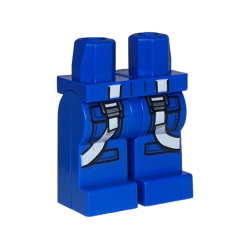 Hips and Legs with Pockets, Knee Pads, and White Straps with Silver Buckles Pattern Hips and Legs with Pockets, Knee Pads, and White Straps with Silver Buckles Pattern