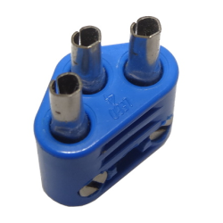 Electric, Connector, 3-Way Male Rounded with Hollow Pins Electric, Connector, 3-Way Male Rounded with Hollow Pins