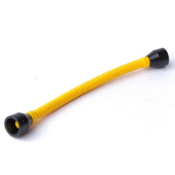 Hose, Flexible 8.5L with Black Tabless Ends - Yellow Hose, Flexible 8.5L with Black Tabless Ends - Yellow