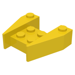 Wedge 3 1/2 x 4 without Stud Notches - Yellow