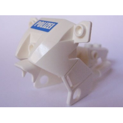 Motorcycle Fairing, City with 'POLIZEI' White on Blue Background Pattern (Sticker) - Sets 7235-2 / 7744