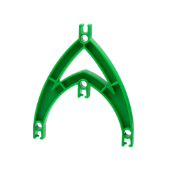 Znap Beam Double Curve 4 Holes - Green