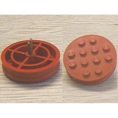 Деталь LEGO 715a Wheel with 12 Studs and Axle Cam for Motor