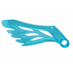 Wing with Pin Hole - Trans-Light Blue