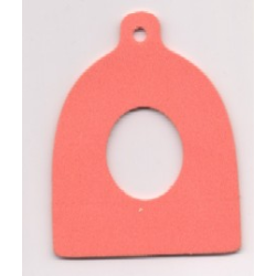 Foam Scala Dog Kennel Rear Panel, Oval Cutout and 1 Hole #3150