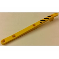 Crane Harbor Derrick 16 with Double Attachment with Black and Yellow Danger Stripes Pattern Modell Right Side (Sticker) - Set 7685 Crane Harbor Derrick 16 with Double Attachment with Black and Yellow Danger Stripes Pattern Modell Right Side (Sticker) - Set 7685