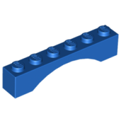 Arch 1 x 6 - Blue
