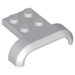 Vehicle, Mudguard 4 x 3 x 1 with Arch Curved