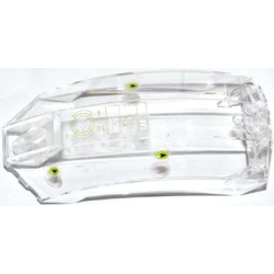 Windscreen 12 x 6 x 6 Curved without Pin Holes with Target Head-Up Display (HUD) and 3 Squashed Flies Pattern (Stickers) - Set 70709