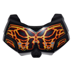 Large Figure Chest Armor Small with Bionicle Lava Beast Pattern Large Figure Chest Armor Small with Bionicle Lava Beast Pattern