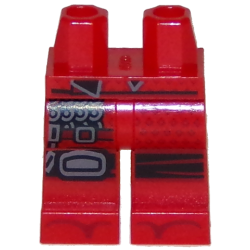 Hips and Legs with Black Belt, Chain Mail and Knee Pad Right, Knee Wrap Left and Sandals Pattern Hips and Legs with Black Belt, Chain Mail and Knee Pad Right, Knee Wrap Left and Sandals Pattern