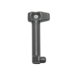 Minifigure, Helmet Antenna / Rangefinder with Rounded Shaft for Helmet SW Clone Trooper with Holes - Dark Bluish Gray