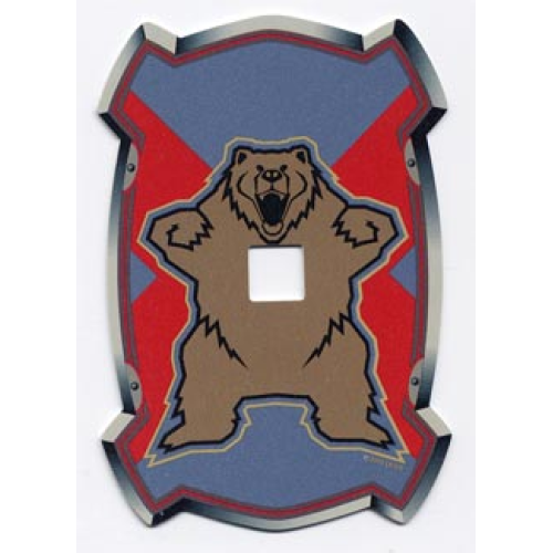 Деталь LEGO 48081 Plastic Shield (Undetermined Type) for Large Figures with Knights Kingdom Santis Bear Pattern
