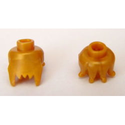 Minifigure, Head, Modified Jagged Bottom Edge Plain