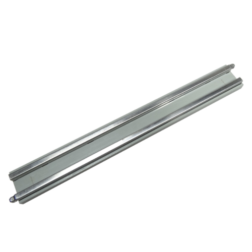 Деталь LEGO 3242c Train, Track 12V Conducting Rail Straight without Cable Connection Holes - Light Gray