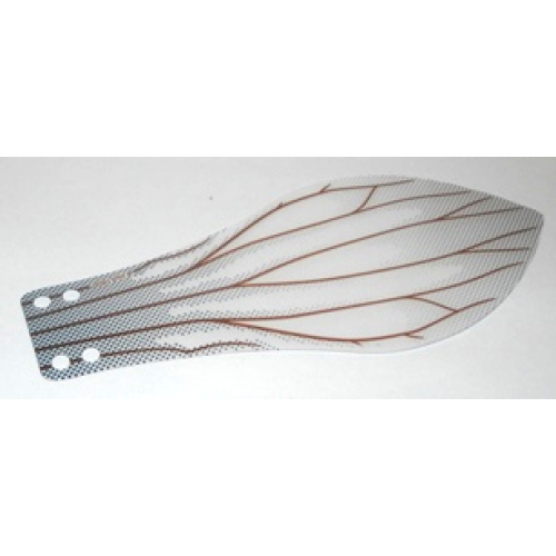 Деталь LEGO 76039pls01 Plastic Part for Set 76039 - Trans-Clear Insect Wing with Veins Pattern