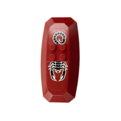 Large Figure Shield, Shadow Knight (Nestlé Promotional) with Scorpion Pattern (Stickers) - Set 4942