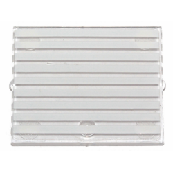 Glass for Window 1 x 4 x 3 with 9 White Stripes Pattern (Sticker) - Sets 6364 / 6382 / 6383 / 6385