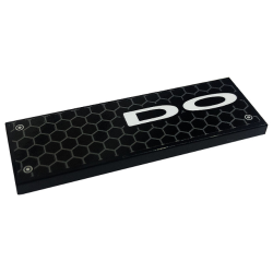 Tile 2 x 6 with Honeycomb, White 'DO' and Rivets Pattern Model Left Side (Sticker) - Set 76904
