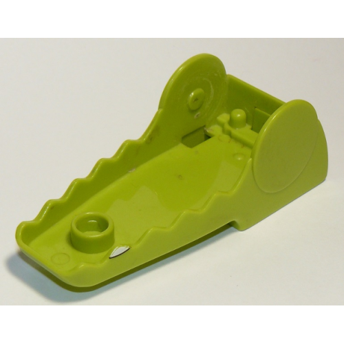 Деталь LEGO 44207pb01 Duplo Figure Head Animal 2 x 2 Base Alligator / Crocodile