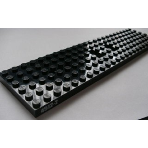 Деталь LEGO 6584apb01 Train Base 6 x 24 with 3 Round Holes Each End with '4512-2' Pattern on Both Sides (Stickers) - Set 4512