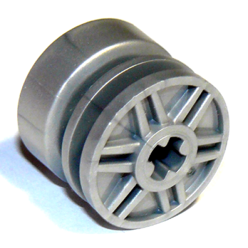 Деталь LEGO 55982 Wheel 18mm D. x 14mm with Axle Hole, Fake Bolts and Shallow Spokes