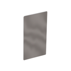 Foam Plastic Mirror Front and White Paper Backing Foam Plastic Mirror Front and White Paper Backing