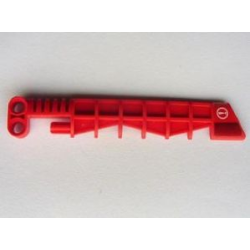 Bionicle Weapon Aero Slicer with White Exclamation Mark and Black Faded Pattern Left Side (Sticker) - Set 7701 Bionicle Weapon Aero Slicer with White Exclamation Mark and Black Faded Pattern Left Side (Sticker) - Set 7701