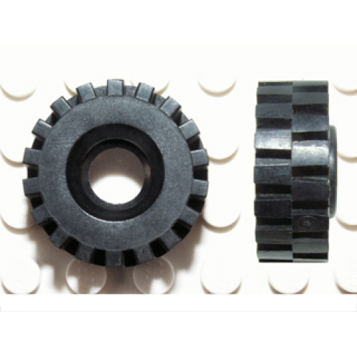 Деталь LEGO 4084 Tire 21mm D. x 9mm Offset Tread Medium