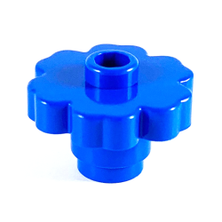 Plant Flower 2 x 2 Rounded - Open Stud - Blue Plant Flower 2 x 2 Rounded - Open Stud - Blue
