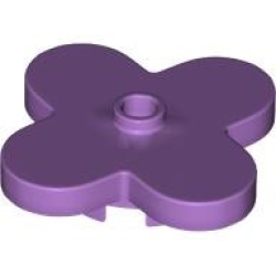 Plant Flower 4 x 4 Rounded Petals - Medium Lavender