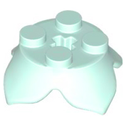 Plant Leaves 2 x 2 with 4 Petals and Axle Hole - Light Aqua Plant Leaves 2 x 2 with 4 Petals and Axle Hole - Light Aqua