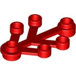 Plant Leaves 4 x 3 - Red