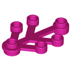 Plant Leaves 4 x 3 - Magenta