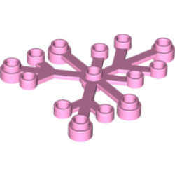 Plant Leaves 6 x 5 - Bright Pink