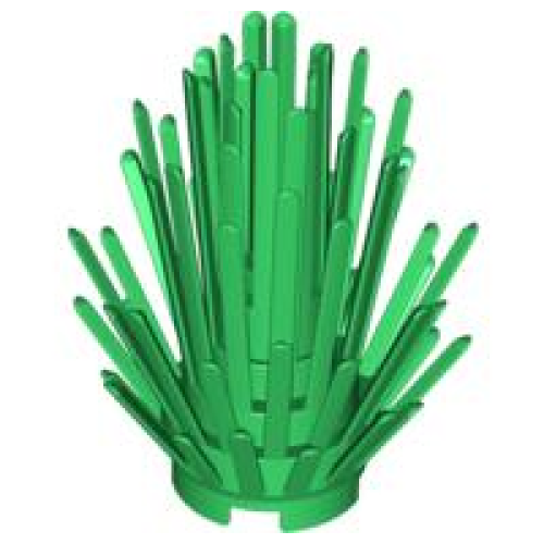 Деталь LEGO 6064 Plant Prickly Bush 2 x 2 x 4 - Green