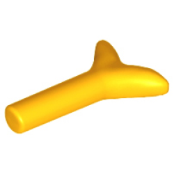 Plant Stem with Bar (Carrot Top / Twig) - Bright Light Orange