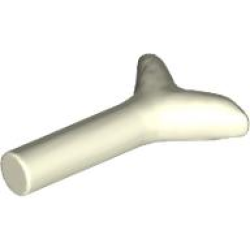 Plant Stem with Bar (Carrot Top / Twig) - Glow In Dark White