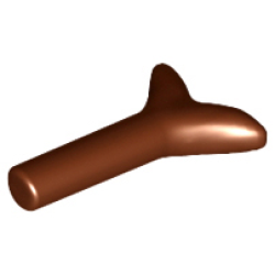 Plant Stem with Bar (Carrot Top / Twig) - Reddish Brown