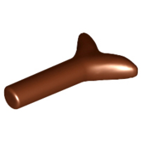 Деталь LEGO 33183 Plant Stem with Bar (Carrot Top / Twig) - Reddish Brown