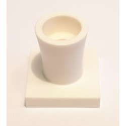 Plant, Tree Palm Base - White