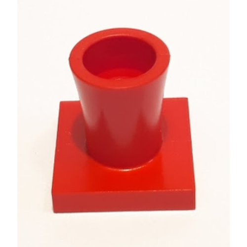 Деталь LEGO 2563 Plant, Tree Palm Base - Red