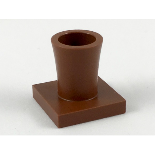 Деталь LEGO 2563 Plant, Tree Palm Base - Reddish Brown